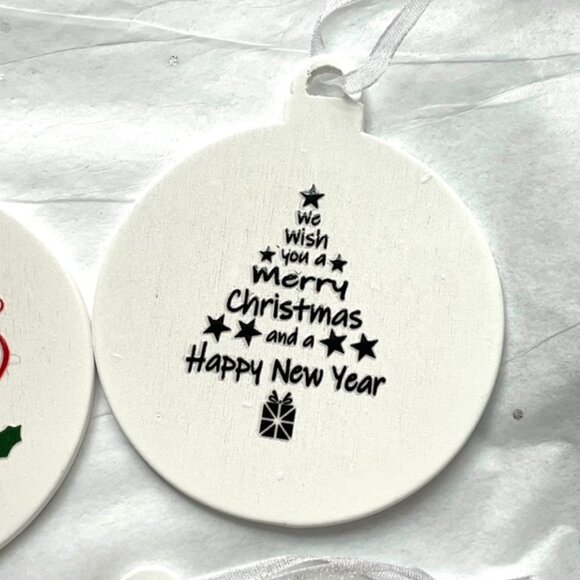 Set of 7 Lightweight Wooden Ornaments-New! - Picture 6 of 10